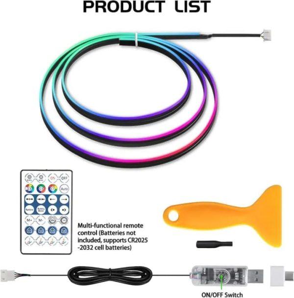 Car Dashboard Ambient Lights | Remote & App Control + Music Sync