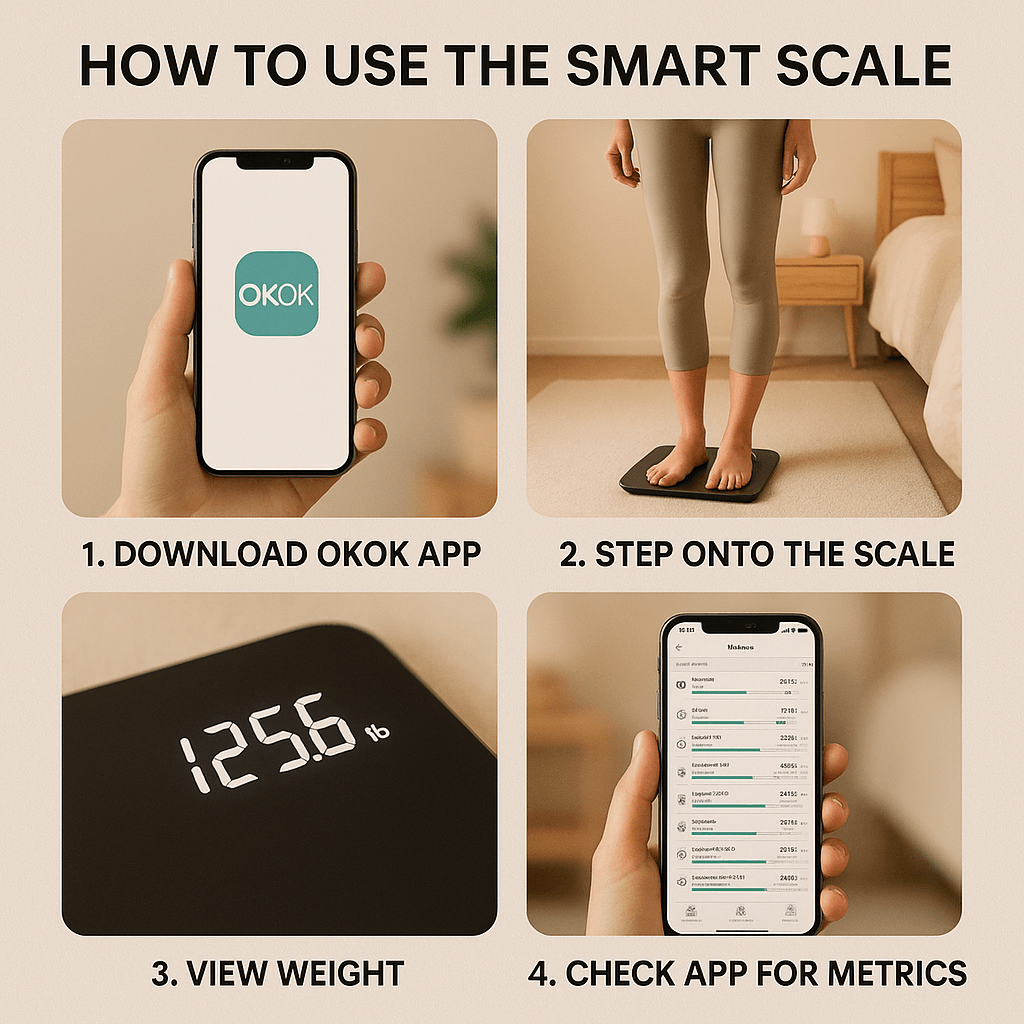 Bluetooth Weight Scale Pakistan – Sleek Modern Minimalist Design