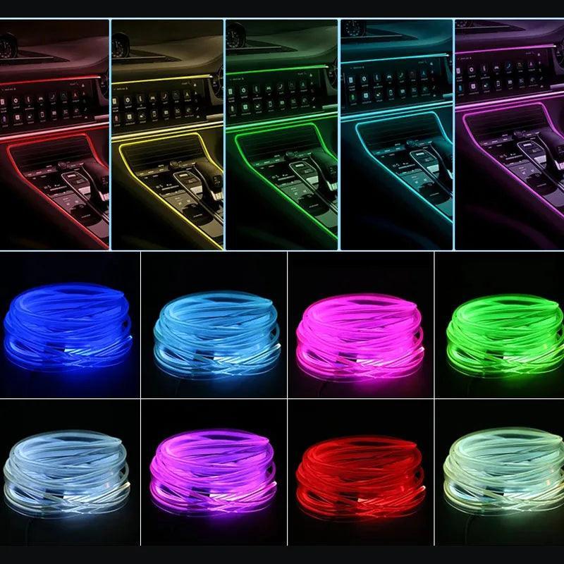 Car Dashboard Premium Lights | RGB 8-Colours - USB TYPE