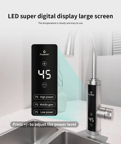 Instant Hot Water Tap with Temperature Control